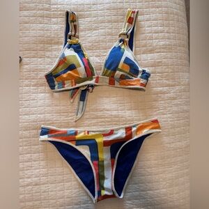 BECCA Colorful Geometric Bikini